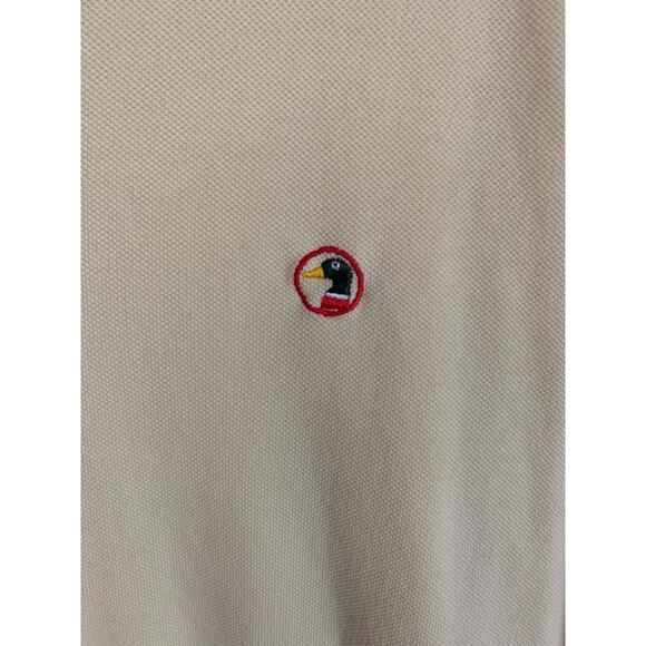 Duck Head Men's Medium Yellow Golf Polo Short Sleeve 100% Cotton - Picture 5 of 5